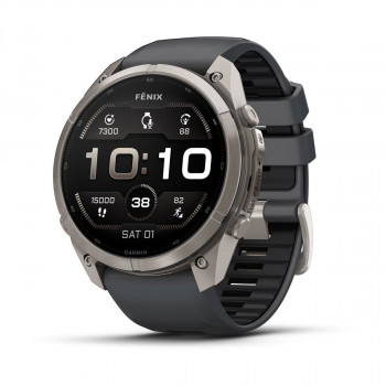 Garmin Fenix 9 Pro – Smartwatch 51mm Titanio con correa de silicona Grafito/Negro