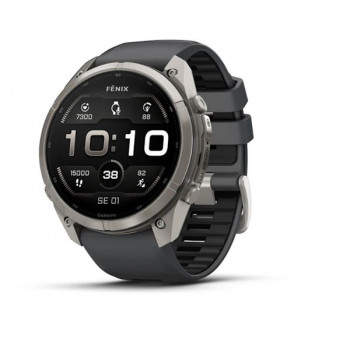 Garmin Fenix 9 Pro – Smartwatch 51mm Titanio con correa de silicona Grafito/Negro