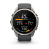 Garmin Fenix 9 Pro – Smartwatch 51mm Titanio con correa de silicona Grafito/Negro
