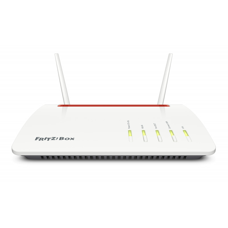 AVM FRITZ!Box 6890 LTE Router WLAN, DSL/WWAN, switch GigE de 4 puertos, 802.11a/b/g/n/ac Dual-Band, adaptador telefónico VoIP (DECT)