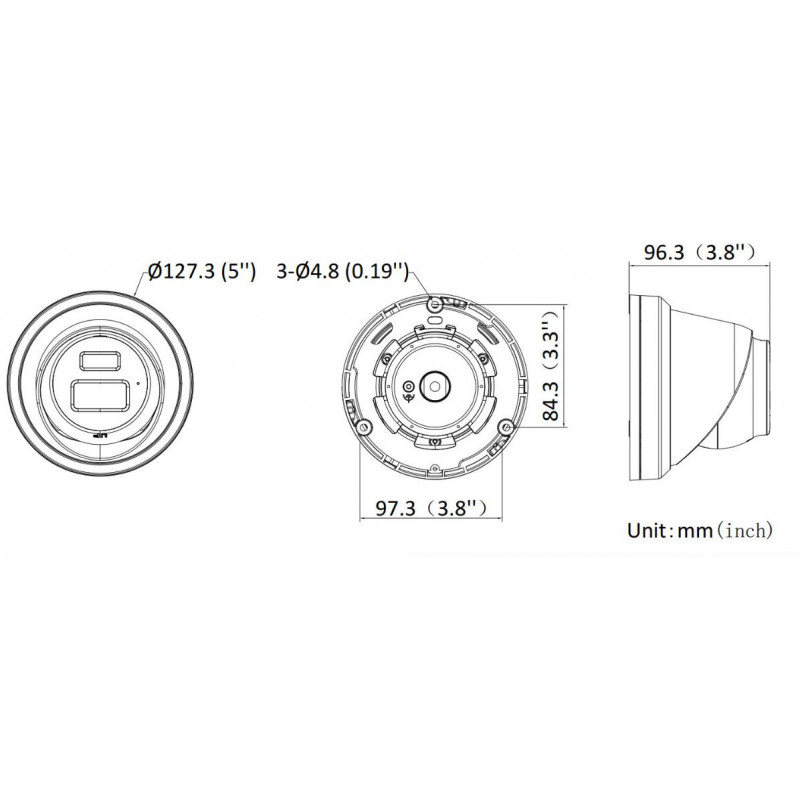 HIKVISION DS-2CD23126G3-IS2UY/SL(2.8mm)(eF) Negro Turret 12MP EasyIP 4.0 Plus (DS-2CD23126G3-IS2UY/SL(2.8)(eF)BLACK) Cámara de vigilancia