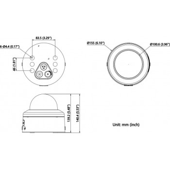 Cámara IP Hikvision DS-2CD2766G3-IPTRZSY(2.8-12mm)