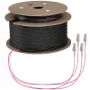 Cable principal de fibra óptica EFB OM4, 4 fibras, LC-LC, 130 m, LSZH