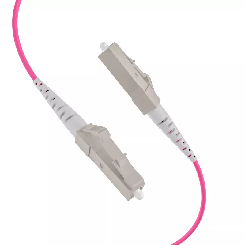 Cable principal de fibra óptica EFB OM4, 4 fibras, LC-LC, 130 m, LSZH
