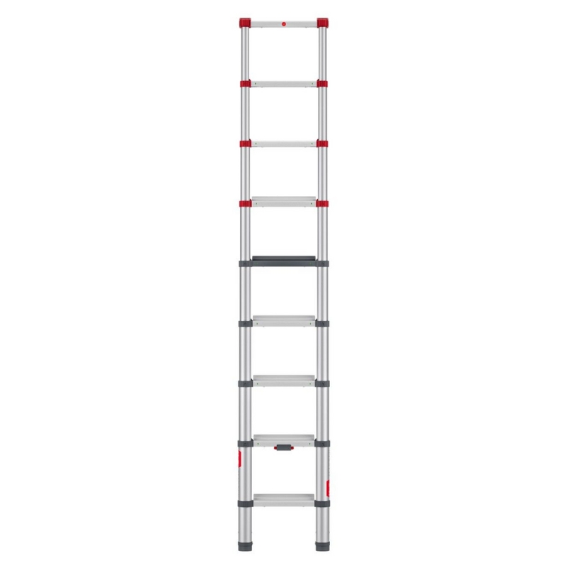 Escalera telescópica Hailo Flexline T100, 9 peldaños