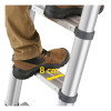 Escalera telescópica Hailo Flexline T100, 9 peldaños