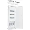 Cuadro de distribución Hager VH603NWH con toma de corriente y puerta de chapa de acero