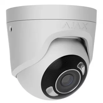 Cámara de red Ajax TurretCam HL, 8 MP, 2,8 mm, blanca