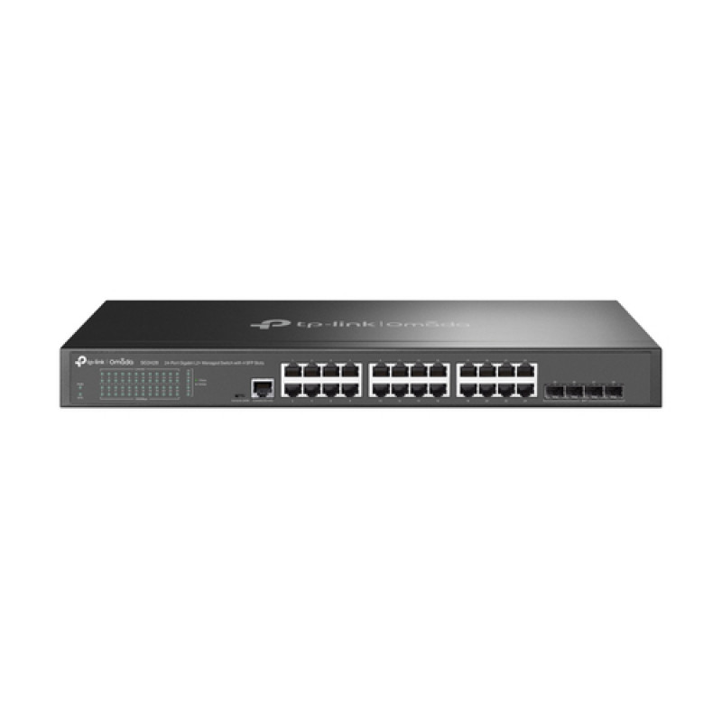 Switch Gigabit TP-Link Omada SG3428 (JetStream) 24 puertos, 4x SFP, V2.4