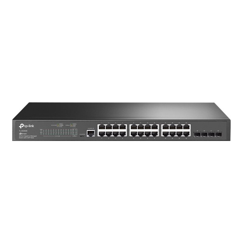 Switch Gigabit TP-Link Omada SG3428 (JetStream) 24 puertos, 4x SFP, V2.4