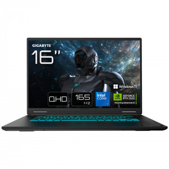 Gigabyte Gaming A16 Pro portátil - Intel Core 7 240H, 32GB RAM, 1TB SSD, NVIDIA GeForce RTX 5080, Windows 11 Home, teclado francés (AZERTY)