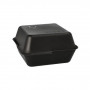 PAPSTAR cajas de menú reutilizables, 15,6 x 15,6 cm, negras, 36 uds. (96548)