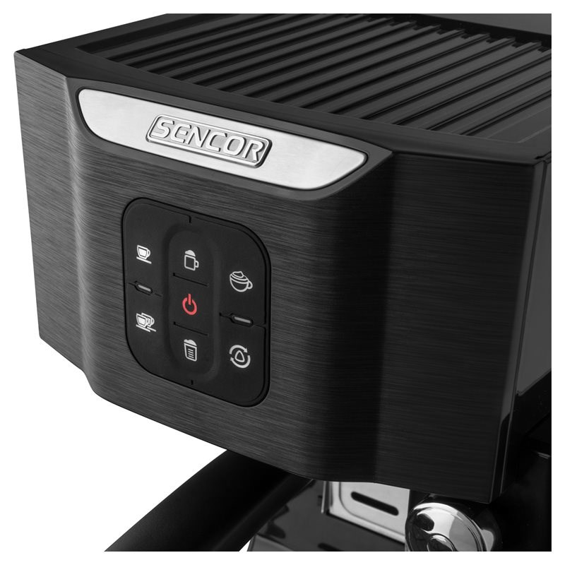 Sencor SES 4040BK cafetera semiautomática, 1450 W, 20 bar, 1,4 l, negra