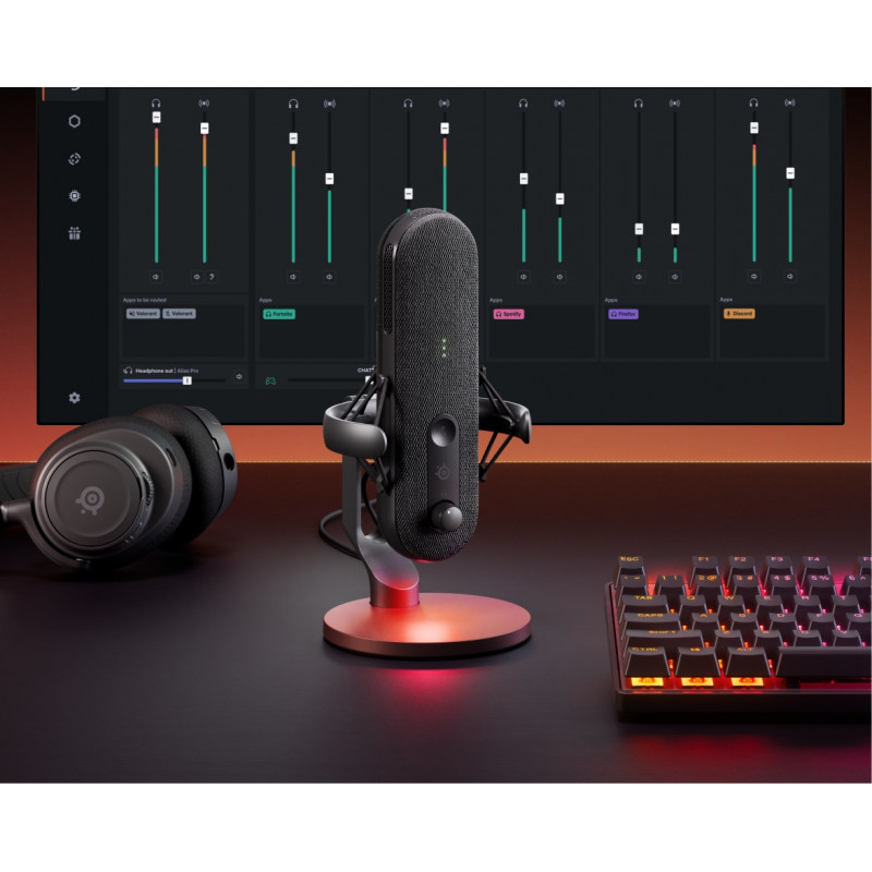 Steelseries ALIAS Micrófono para PC Negro