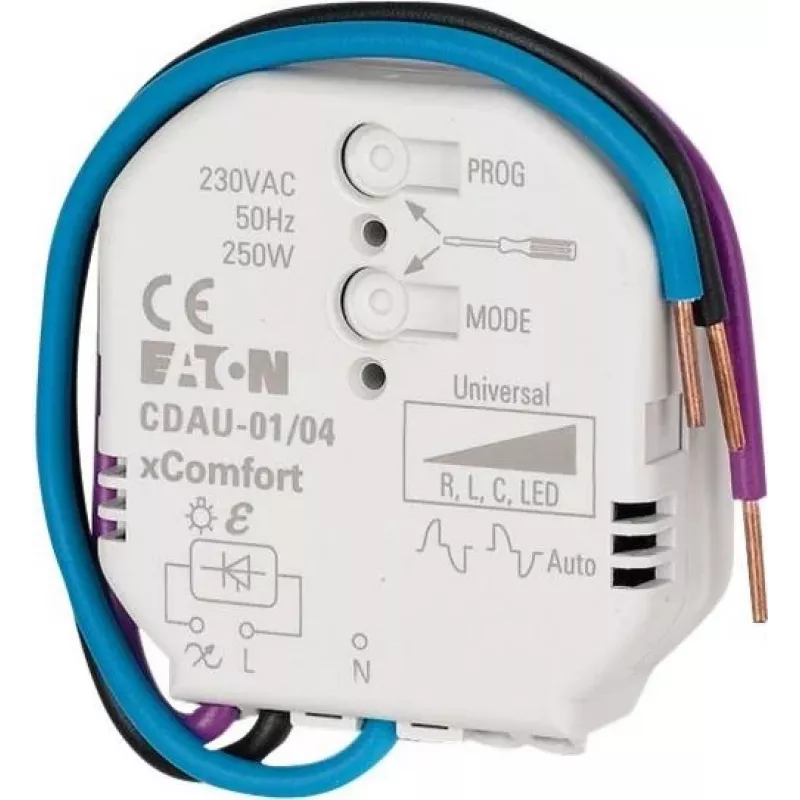 Eaton CDAU-01/04 Smart-Dimmer-Aktor, montaje empotrado (182443)