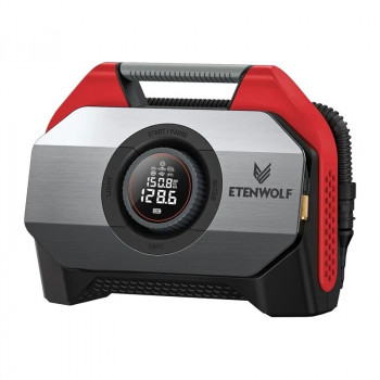 Etenwolf S6 bomba de neumáticos con batería, 11,03 bar, 19.200 mAh, rojo