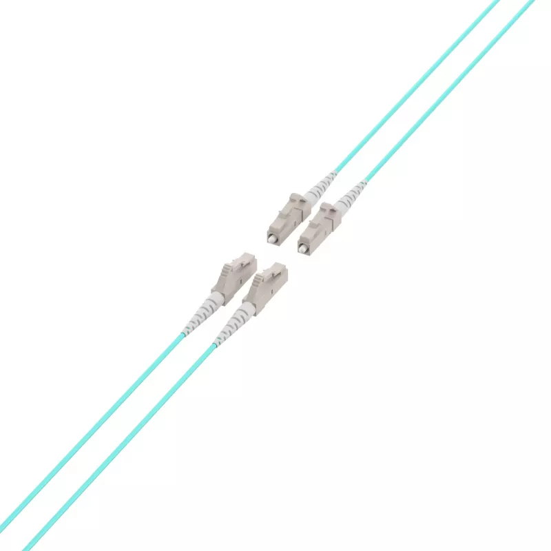 EFB-Elektronik cable troncal OM3 U-DQ(ZN)BH, 4 fibras, 1x4 LC-LC, 30 m, Dca, LSZH (O8303S30OM3)
