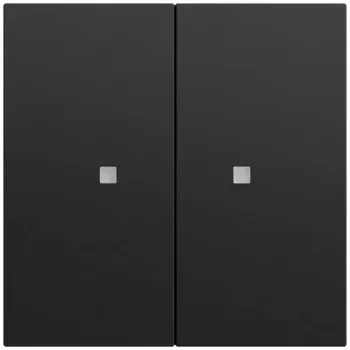 GIRA 517374 pulsador basculante 2 canales OneKNX System 70 negro (517374)