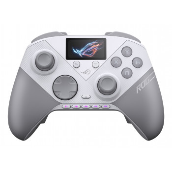ASUS ROG Raikiri II Pro mando para PC gaming con tasa de sondeo 8K y joysticks TMR hot-swap, blanco