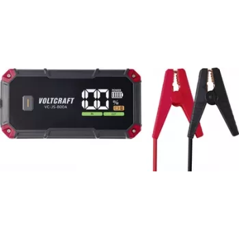 VOLTCRAFT VC-JS-800A arrancador, 400 A (12 V), 1 salida de 12 V, 2 USB, con estación de carga y almacenamiento (VC-18218600)