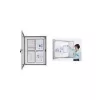 magnetoplan CC vitrina, 4 x DIN A4, para exterior e interior, cristal acrílico de seguridad resistente a impactos (1216000)