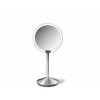 simplehuman Espejo plegable con sensor, 12 cm, recargable, acero inoxidable cepillado