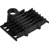 EFB Elektronik Soporte de empalme para 12 protectores de empalme termorretráctiles, negro
