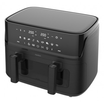 Medion Life P25 XXL Flex M MD 100057 Freidora de aire, negro (50079785)