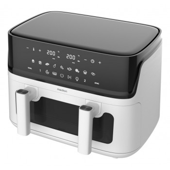 Medion Life P25 XXL Flex M MD 100057 Freidora de aire, negro/blanco (50079787)