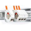 DIGITUS Cable de instalación Cat7 S/FTP, B2ca, AWG 23/1, LSZH, 100 m, naranja