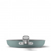 Smeg FPF2802EGM sartén, 28 cm, cerámica, mango de acero inoxidable, verde esmeralda