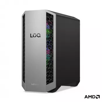 Lenovo LOQ Tower 26ADR10 PC de sobremesa - AMD Ryzen 7 8745HX, 16GB RAM, 512GB SSD, NVIDIA GeForce RTX 5050 8GB, Windows 11 Home