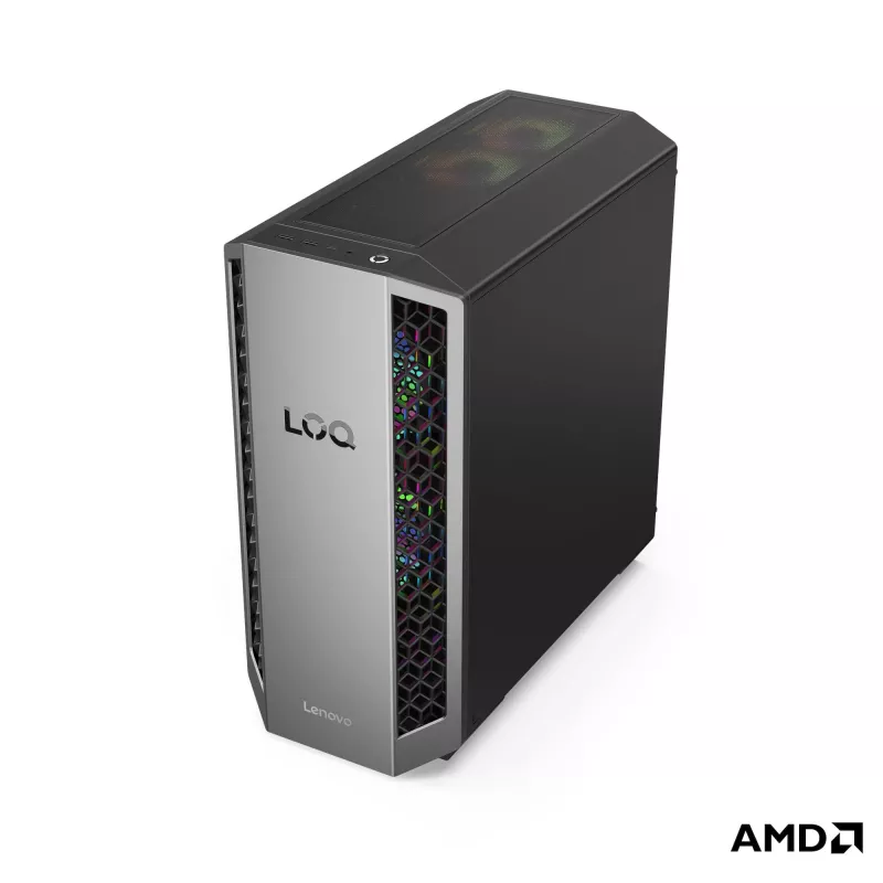 Lenovo LOQ Tower 26ADR10 PC de sobremesa - AMD Ryzen 7 8745HX, 16GB RAM, 512GB SSD, NVIDIA GeForce RTX 5050 8GB, Windows 11 Home