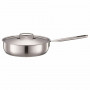 Fiskars Chef's sartén 26 cm con tapa, All Steel