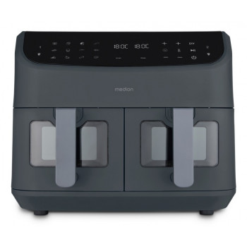 Medion MD11760 freidora de aire doble, gris