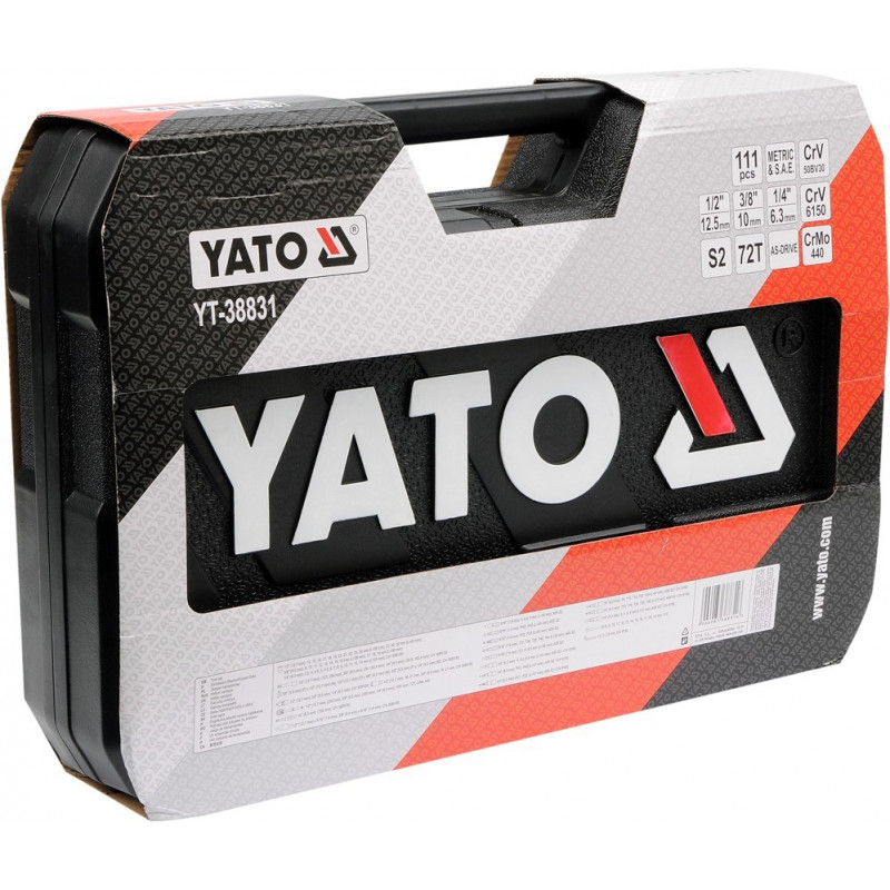 Yato YT-38831 Set de herramientas de mecánico 111 herramientas