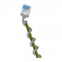 Goobay Cable de parcheo Slim Cat6a U/FTP RJ45, 1 m, gris