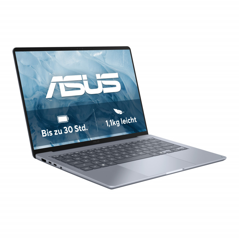ASUS Zenbook 14 UX3480QA-SF003W Portátil 14 inch - Qualcomm Snapdragon X X1-26-100, 16GB RAM, 512GB SSD, Windows 11 Home