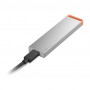 Lenovo PS8S SSD externo portátil de 2TB, USB 3.2 Gen 2, USB-C, Cool Gray (4XB1T88413)
