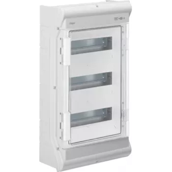 Hager Vector VE312PN cuadro de distribución, IP65, 3x12 PLE, resistente a UV, LE