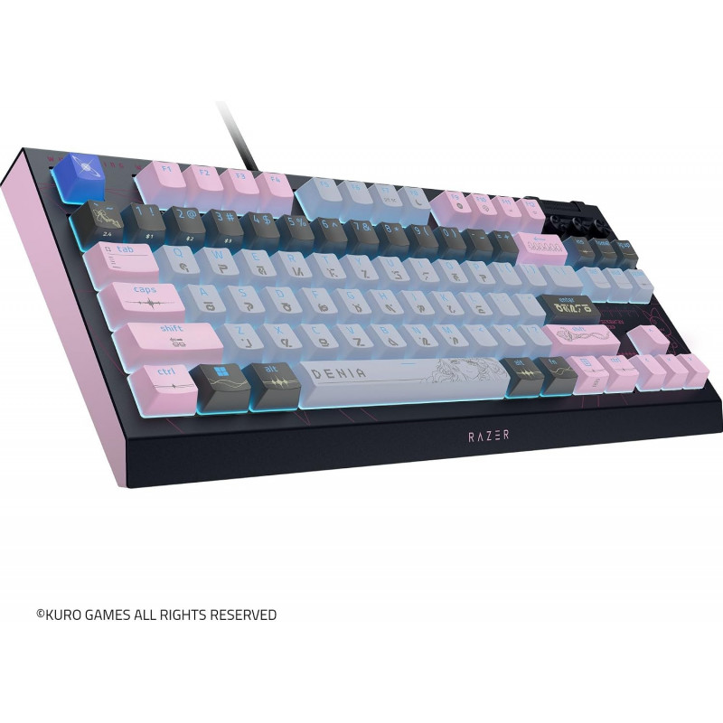 Razer BlackWidow V4 Tenkeyless HyperSpeed Wireless teclado gaming, US, Orange Switch, Wuthering Waves Edition