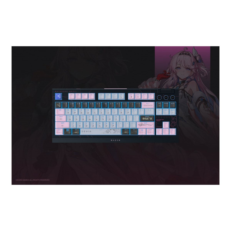 Razer BlackWidow V4 Tenkeyless HyperSpeed Wireless teclado gaming, US, Orange Switch, Wuthering Waves Edition
