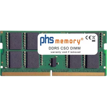 PHS-memory 16GB RAM memoria compatible con Asus VivoBook X1504MA-BQ951W DDR5 CSODIMM 6400MHz PC5-51200S
