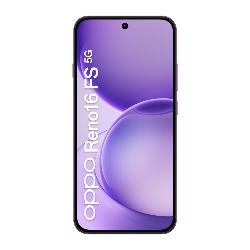 OPPO Reno16 FS 5G Dual SIM 8GB RAM 512GB Smartphone, Violeta-Negro (CPH2859)