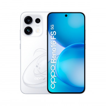 OPPO Reno16 FS 5G Dual SIM 8GB RAM 512GB Smartphone, Pop White (CPH2859)