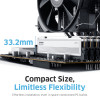 KLEVV Fit V 32GB (2x16GB) DIMM 6000MHz CL28 Kit de memoria, Negro (KD5AGU880-60B280F)