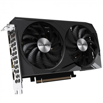 Gigabyte GeForce RTX 3060 WINDFORCE OC 12G Tarjeta gráfica - 12GB GDDR6, 192-bit, PCIe 4.0 x16, 2x HDMI, 2x DisplayPort (GV-N3060WF2OC-12GD)