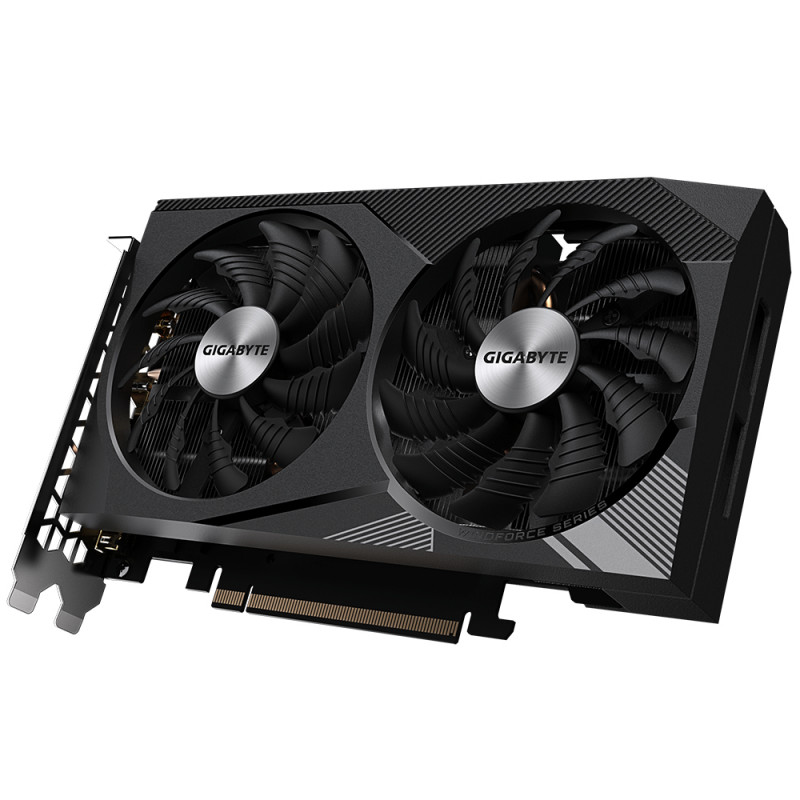 Gigabyte GeForce RTX 3060 WINDFORCE OC 12G Tarjeta gráfica - 12GB GDDR6, 192-bit, PCIe 4.0 x16, 2x HDMI, 2x DisplayPort (GV-N3060WF2OC-12GD)