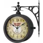 TFA 603011 Reloj de pared de cuarzo, Antiguo, Negro
