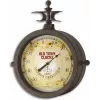 TFA 603011 Reloj de pared de cuarzo, Antiguo, Negro